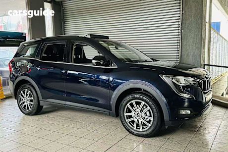 Black 2025 Mahindra XUV700 SUV AX7 F