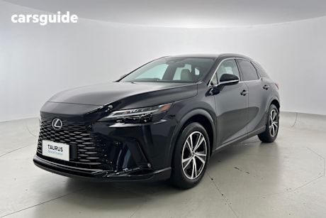 Black 2023 Lexus RX SUV RX350H LUXURY F