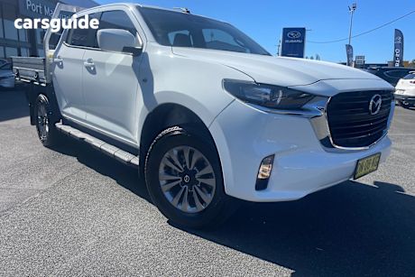 White 2023 Mazda BT-50 Ute Tray XT R