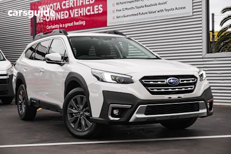 White 2023 Subaru Outback SUV AWD 4WD