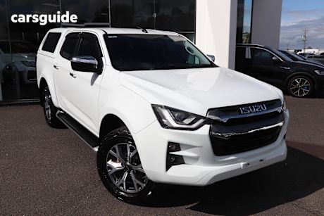 White 2023 Isuzu D-MAX Ute Tray LS-U HIGH RIDE R