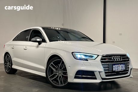 White 2017 Audi S3 Sedan 2.0 Tfsi Quattro