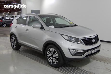 Silver 2015 Kia Sportage Wagon Platinum (Awd)