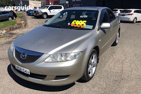 Silver 2004 Mazda 6 Sedan Luxury