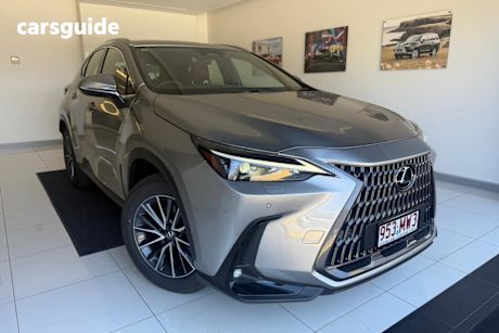 Silver 2024 Lexus NX SUV NX350H LUXURY F