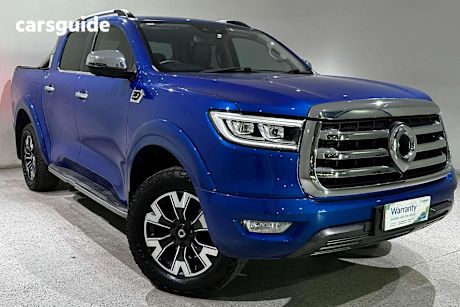 Blue 2021 GWM UTE Ute Tray CANNON-X 4X4