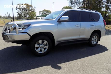 Silver 2019 Toyota Landcruiser Prado Wagon Gxl (4X4)