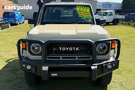 Beige 2025 Toyota Landcruiser Ute Tray GXL