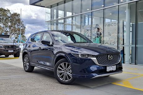 Blue 2025 Mazda CX-5 SUV G25 AKERA 4X4