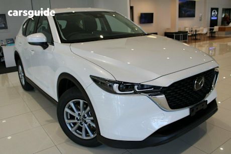 White 2025 Mazda CX-5 SUV G20 MAXX F