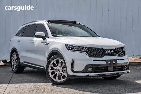 White 2022 Kia Sorento Wagon Gt-Line 7 Seat