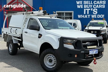 White 2018 Ford Ranger Ute Tray XL 4X4