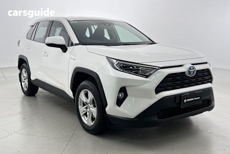 White 2020 Toyota RAV4 Hybrid SUV GX 4X4