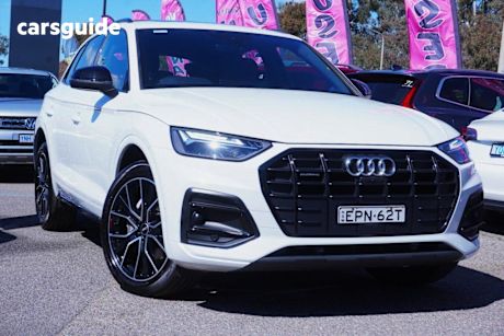 White 2021 Audi Q5 Wagon 40 Tdi Quattro Sport Mhev
