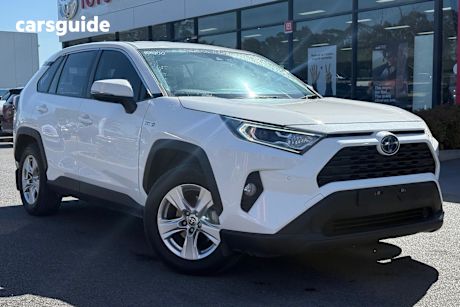 White 2020 Toyota RAV4 SUV GX F