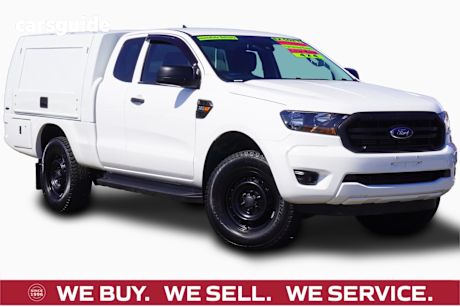 White 2021 Ford Ranger Ute Tray XL 4X4