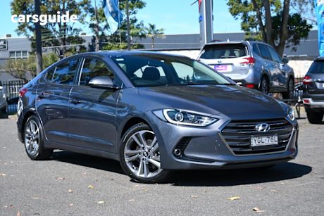 Grey 2017 Hyundai Elantra Sedan ELITE F