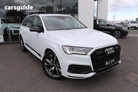 White 2020 Audi Q7 SUV 50 TDI 4WD