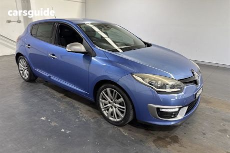 Blue 2015 Renault Megane Hatchback Gt-Line