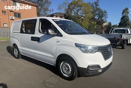 White 2019 Hyundai Iload Crew Van Crew 6S Twin Swing