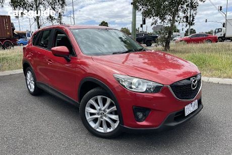 Red 2012 Mazda CX-5 SUV GRAND TOURING 4WD