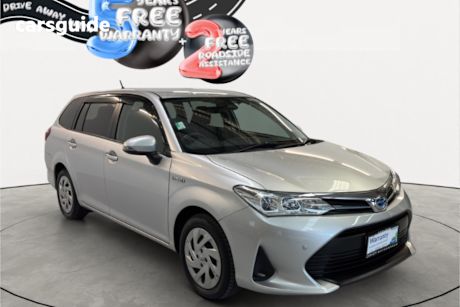 Silver 2019 Toyota Corolla SUV FIELDER HYBRID