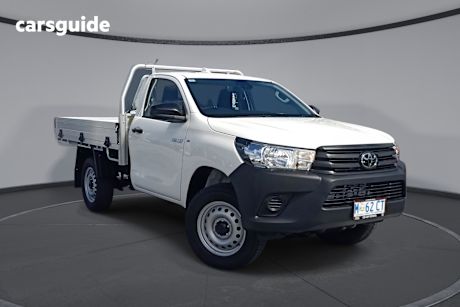 White 2024 Toyota Hilux Ute Tray WORKMATE HI-RIDER R