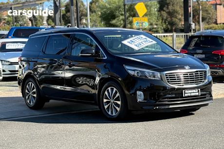 Black 2018 Kia Carnival SUV SLI F