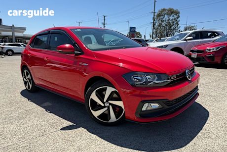 Red 2018 Volkswagen Polo Hatch GTI F