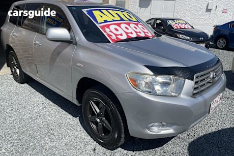 Silver 2008 Toyota Kluger SUV KX-R F