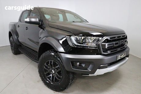 Black 2021 Ford Ranger Ute Tray RAPTOR 4X4