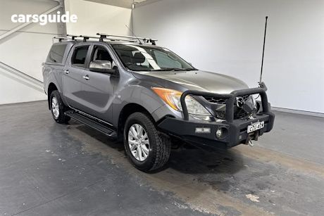 Grey 2013 Mazda BT-50 Dual Cab Utility Xtr (4X4)