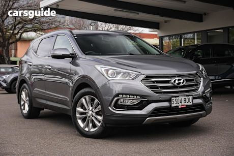 Grey 2016 Hyundai Santa FE SUV ELITE 4X4