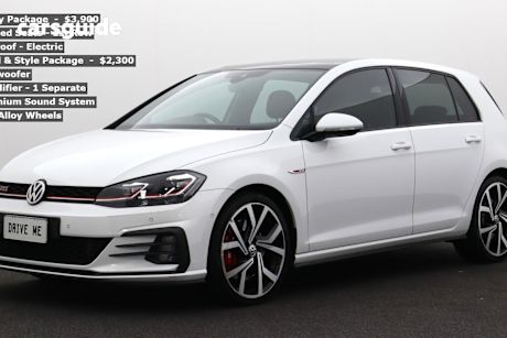 White 2019 Volkswagen Golf Hatch GTI F