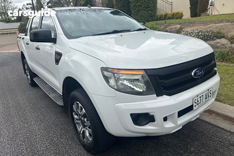 White 2012 Ford Ranger Crew Cab Pickup Xl 2.2 Hi-Rider (4X2)