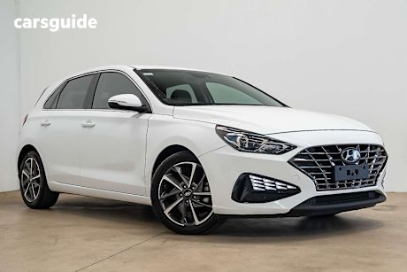 White 2021 Hyundai I30 Hatch ACTIVE F