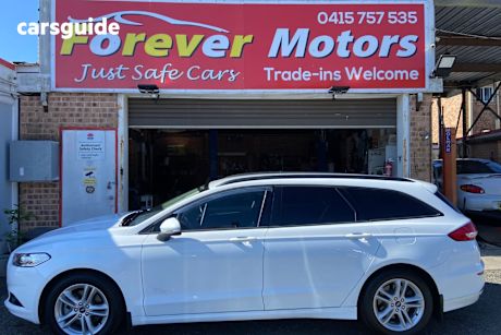 White 2019 Ford Mondeo Wagon Ambiente