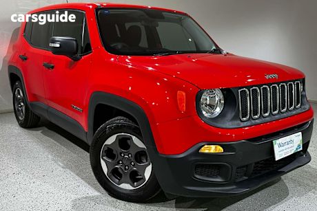Red 2016 Jeep Renegade Hatch SPORT F
