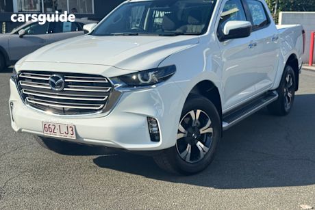 White 2023 Mazda BT-50 Ute Tray XTR 4X4