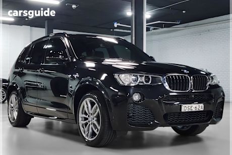 Black 2017 BMW X3 Wagon Xdrive 20D
