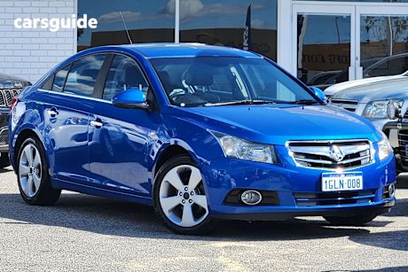 Blue 2011 Holden Cruze Sedan CDX F