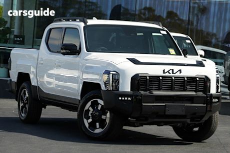 White 2025 Kia Tasman Ute Tray X-LINE 4X4