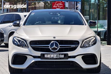 White 2019 Mercedes-Benz E63 Saloon S 4Matic+