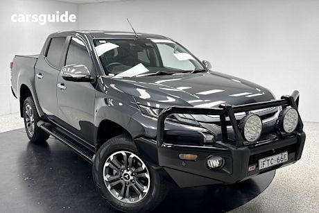 Black 2023 Mitsubishi Triton Ute Tray GLS 4X4