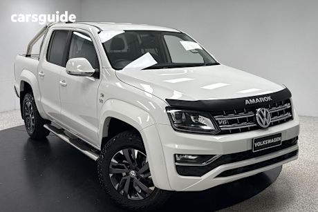 White 2020 Volkswagen Amarok Ute Tray TDI580 HIGHLINE 4X4