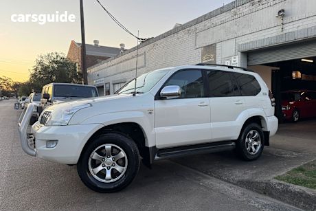 White 2008 Toyota Landcruiser Prado Wagon Vx (4X4)