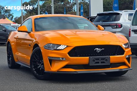 Orange 2018 Ford Mustang Coupe GT R