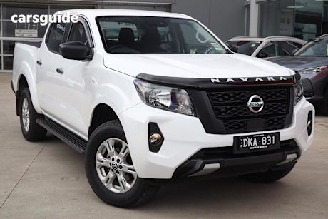 White 2025 Nissan Navara Ute Tray SL 4X4