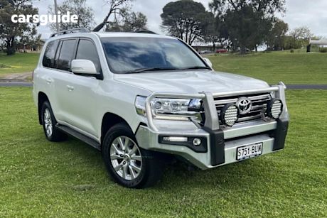 White 2017 Toyota Landcruiser Wagon Vx (4X4)