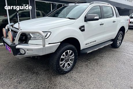 White 2016 Ford Ranger Ute Tray WILDTRAK 4X4